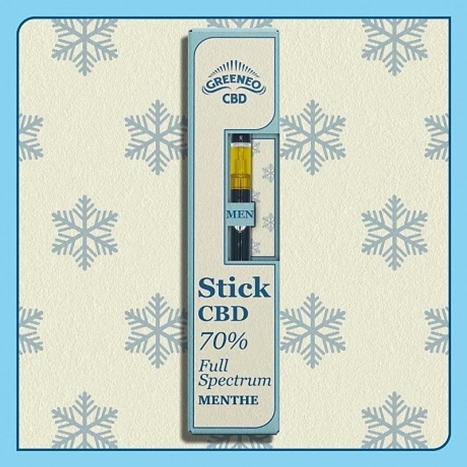 Stick Menthe CBD 70% Greeneo Stick Menthe CBD 70% Greeneo