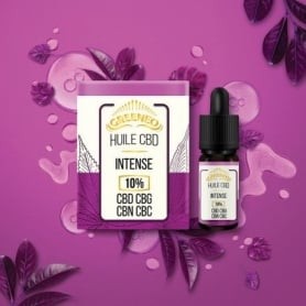 Huile CBD Intense 10ml 1000mg Greeneo