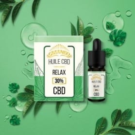 Huile CBD Relax 10ml 1000mg Greeneo