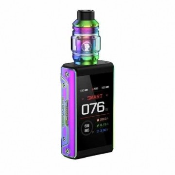 Cigarette electronique Kit T200 Aegis X Touch et Zeus couleur rainbow