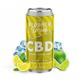 Canette Citron/Citron Vert CBD 20mg 33cl Bloomeo