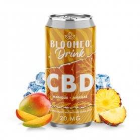 Canette Mangue Ananas CBD 20mg 33cl Bloomeo