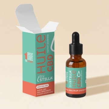 Huile de CBD Instant gourmand Poire Vanille 10ml Stilla