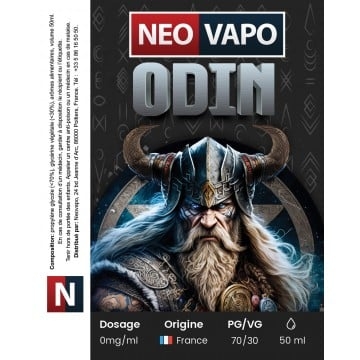 E-liquide Odin 50ml etiquette