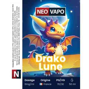 E-liquide Drako Lune 50ml etiquette
