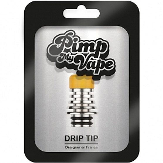 Drip tip 510 acier inoxydable avec Ultem Pimp My Vape pvm0002 pvm0001