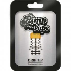 Drip tip 510 acier inoxydable avec Ultem Pimp My Vape pvm0002 pvm0001