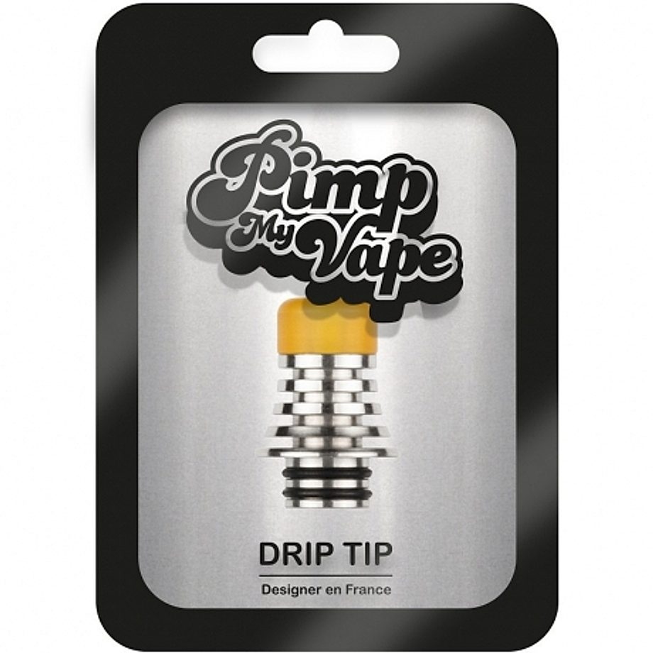 Drip tip 510 acier inoxydable avec Ultem Pimp My Vape pvm0002 pvm0001 Drip tip 510 acier inoxydable avec Ultem Pimp My Vape pvm0002 pvm0001