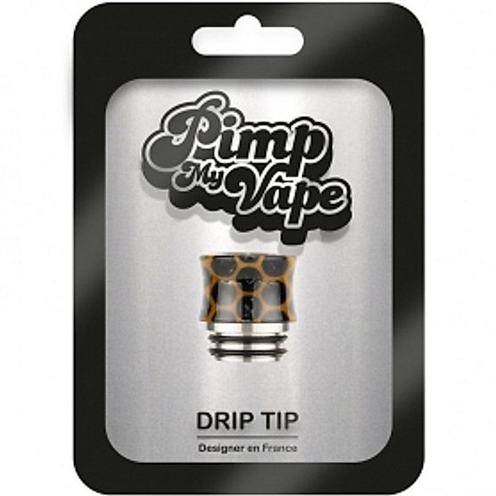 Drip tip 810 résine acier inoxydable courbé Pimp My Vape pvm0029 Drip tip 810 résine acier inoxydable courbé Pimp My Vape pvm0029