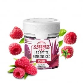 Les Petits Bonbons Framboise CBD 600mg Greeneo