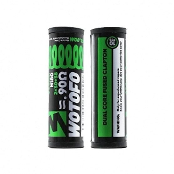 Coils Ni80 Dual Core Fused Clapton 0.90 ohm Wotofo Coils Ni80 Dual Core Fused Clapton 0.90 ohm Wotofo