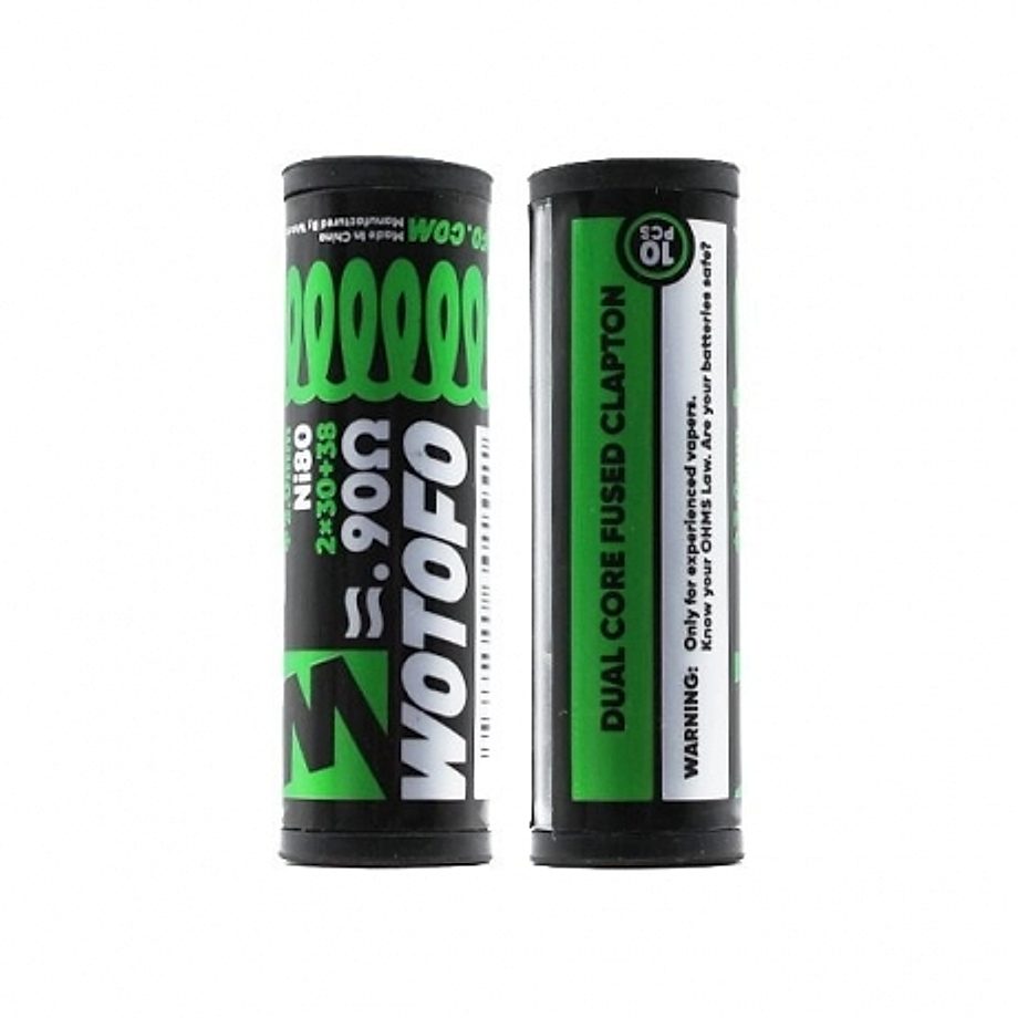 Coils Ni80 Dual Core Fused Clapton 0.90 ohm Wotofo Coils Ni80 Dual Core Fused Clapton 0.90 ohm Wotofo
