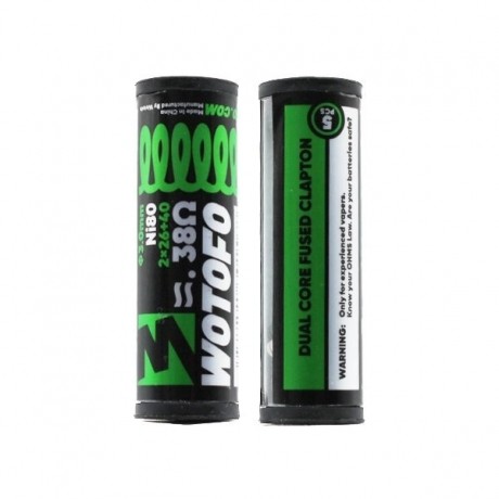 Coils Ni80 Dual Core Fused Clapton 0.38 ohm Wotofo Coils Ni80 Dual Core Fused Clapton 0.38 ohm Wotofo