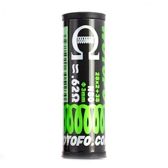 Coils Dual Core Fused Clapton 0.62 ohm Wotofo Coils Dual Core Fused Clapton 0.62 ohm Wotofo
