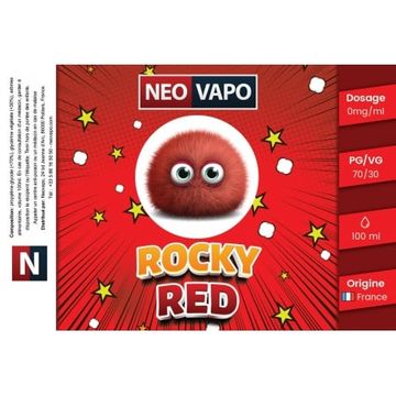 E-liquide Rocky red 100ml etiquette