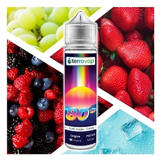 E-liquide 80s 50ml Terravap E-liquide 80s 50ml Terravap