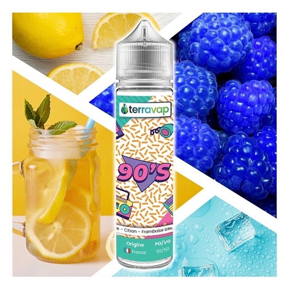 E-liquide 90s 50ml Terravap E-liquide 90s 50ml Terravap