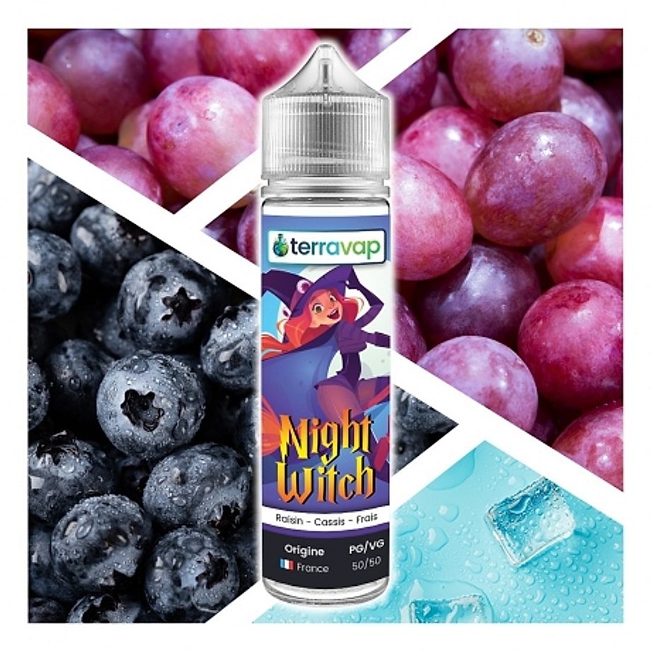 E-liquide Night witch 50ml Terravap E-liquide Night witch 50ml Terravap