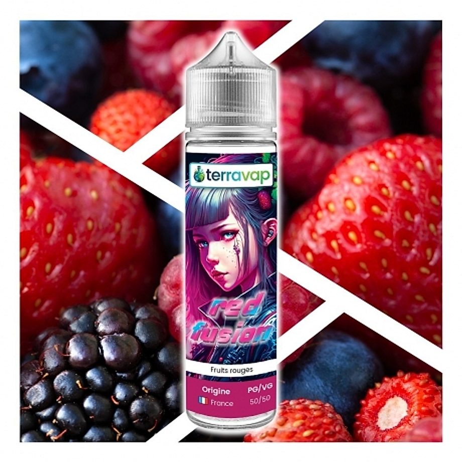 E-liquide Red fusion 50ml Terravap E-liquide Red fusion 50ml Terravap
