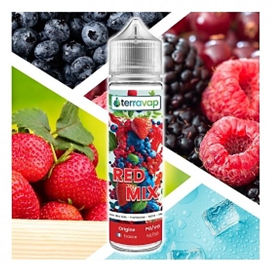 E-liquide Red mix 50ml Terravap E-liquide Red mix 50ml Terravap
