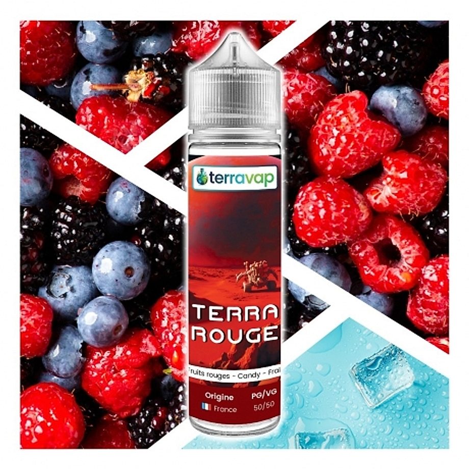 E-liquide Terra rouge 50ml Terravap E-liquide Terra rouge 50ml Terravap