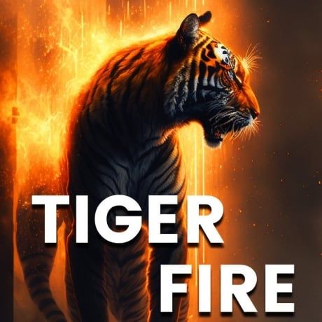 E-liquide Tiger fire 50ml - Terravap - Tabac blond - Chaud - Sec