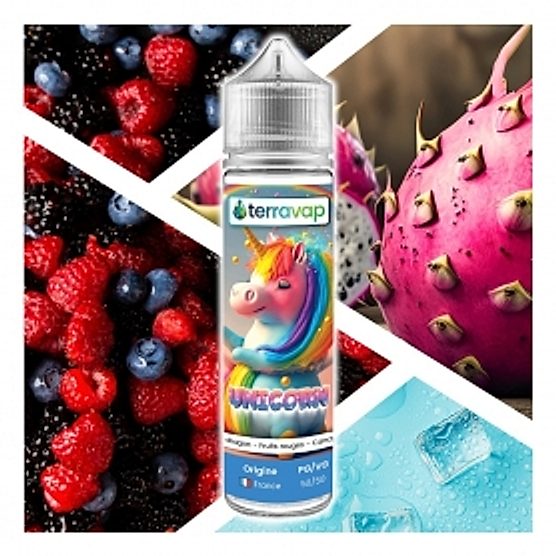 E-liquide Unicorn 50ml Terravap E-liquide Unicorn 50ml Terravap