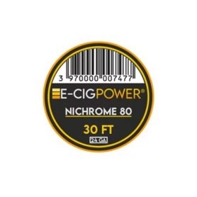 Bobine Ni80 30 ft E-Cig Power Bobine Ni80 30 ft E-Cig Power