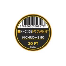 Bobine Ni80 30 ft E-Cig Power Bobine Ni80 30 ft E-Cig Power