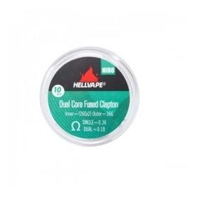 Coils Ni80 Dual Core Fused Clapton 0.36 ohm Hellvape Coils Ni80 Dual Core Fused Clapton 0.36 ohm Hellvape