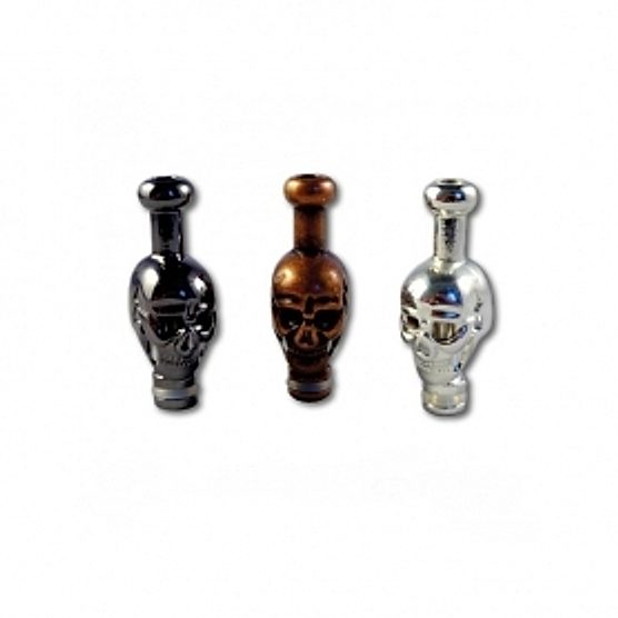 Drip tip 510 métal crâne Drip tip 510 métal crâne