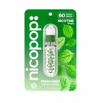 Perles de nicotine aromatisées menthe fraiche Nicopop