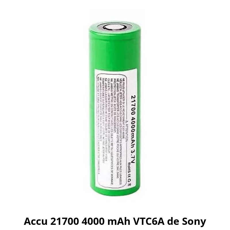 Accu 21700 Sony VTC6A - Batterie cigarette électronique 4000mAh 30A