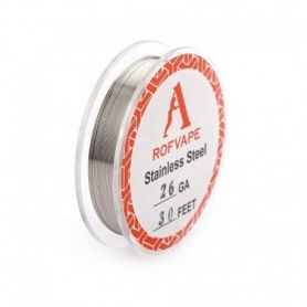 Fil résistif 24GA 30 feet SS Rofvape Fil résistif 24GA 30 feet SS Rofvape