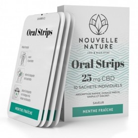 Oral Strips CBD 25mg Nouvelle Nature