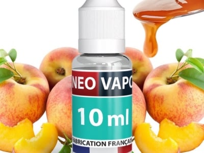 Le test de l'e-liquide saveur Pêche caramel