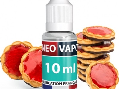 Test de l’e-liquide Biscuit fraise de la marque Neovapo