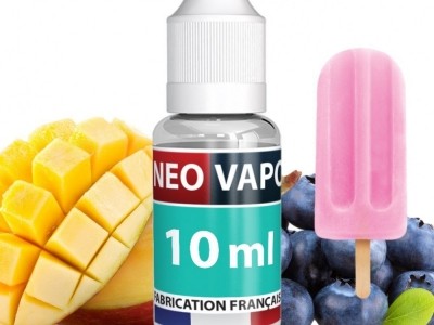 Le test du e-liquide Sorbet Mangue Cassis de Neovapo