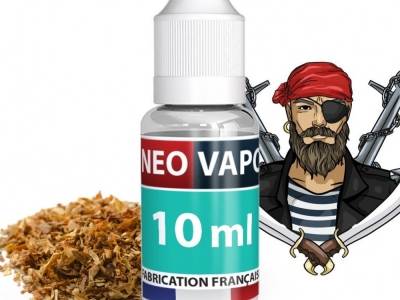 Le test de l’e-liquide Tabac Pirate de la marque Neovapo