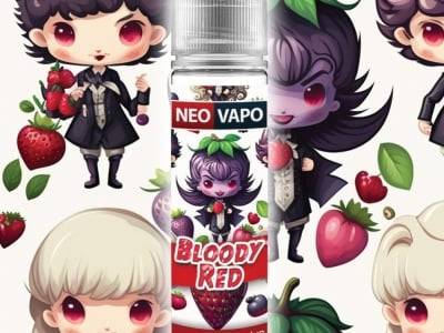 Le test de l’e-liquide Bloody Red grand format 50 ml de Neovapo
