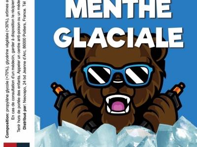 Test de la saveur Menthe glacial grand format 50 ml de la marque Neovapo