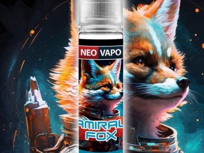 Le test de l’e-liquide Amiral Fox grand format 50 ml de la marque Neovapo