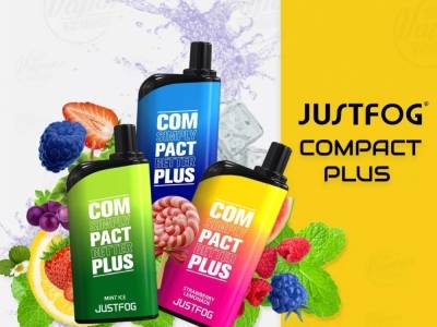 Le test de la puff Compact Cotton Candy de la marque Justfog