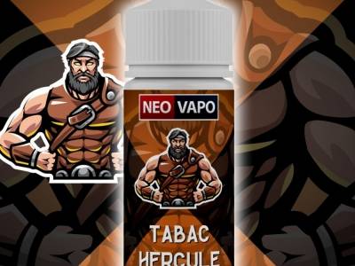Le test de l’e-liquide Tabac Hercule 100 ml grand format de la marque Neovapo