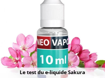 Le test du e-liquide Sakura