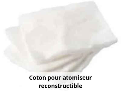 Coton pour atomiseur reconstructible