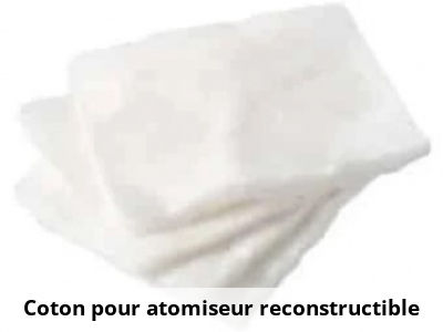 Coton pour atomiseur reconstructible