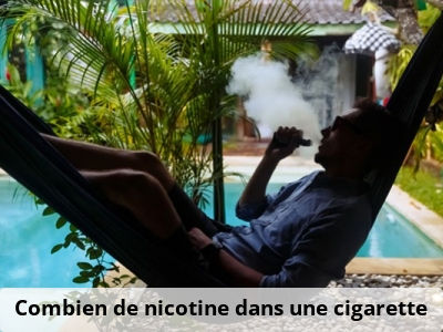 Combien de nicotine dans une cigarette ?