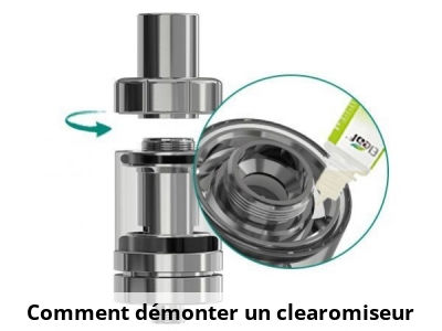 Comment démonter un clearomiseur
