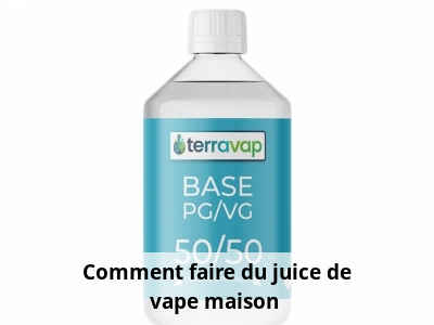 Comment faire du juice de vape maison ?